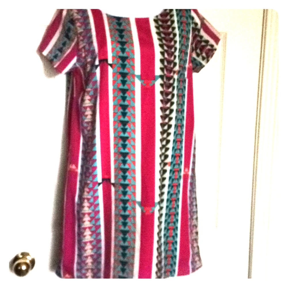 Beautiful tribal print Shift dress by EVERLY